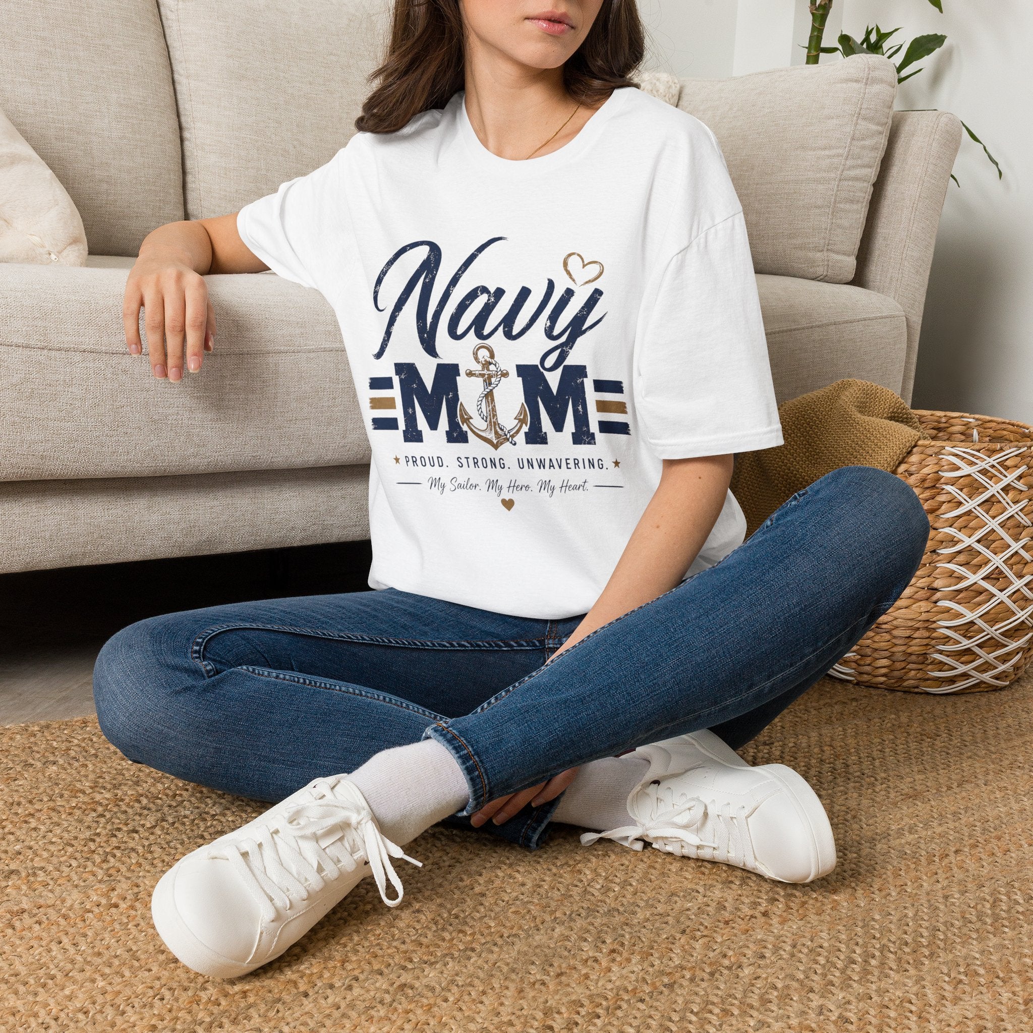 Proud Navy Mom Tee