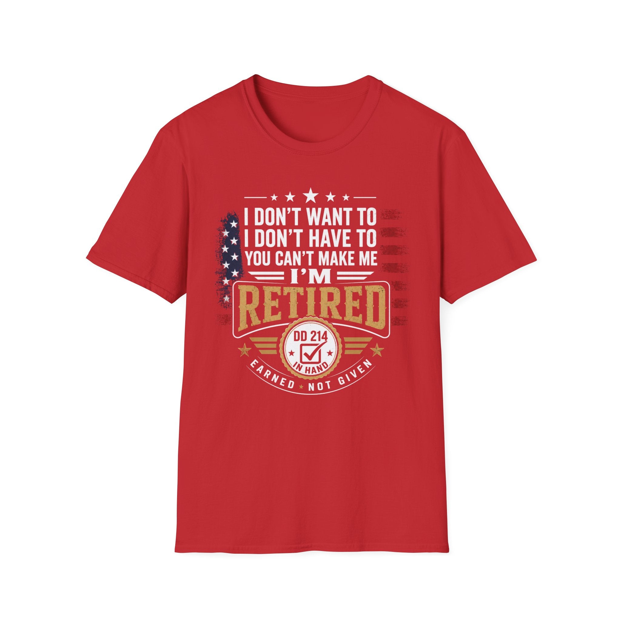 DD-214 Retired Military Tee