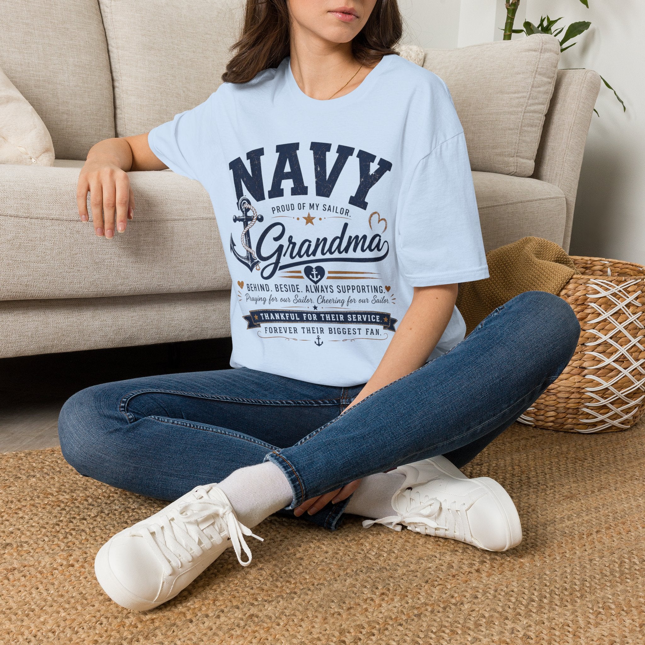 Proud Navy Grandma Tee