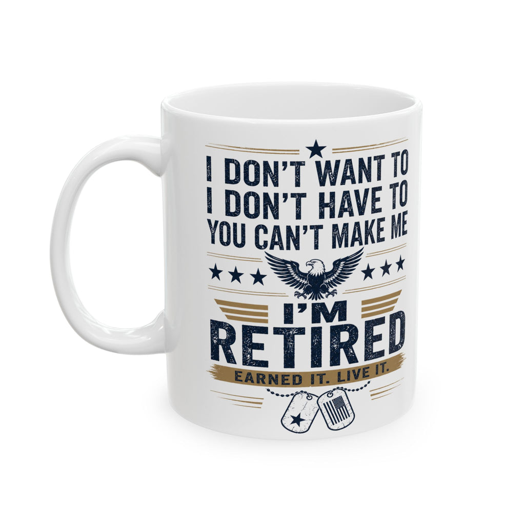 Retired Military Coffee Mug