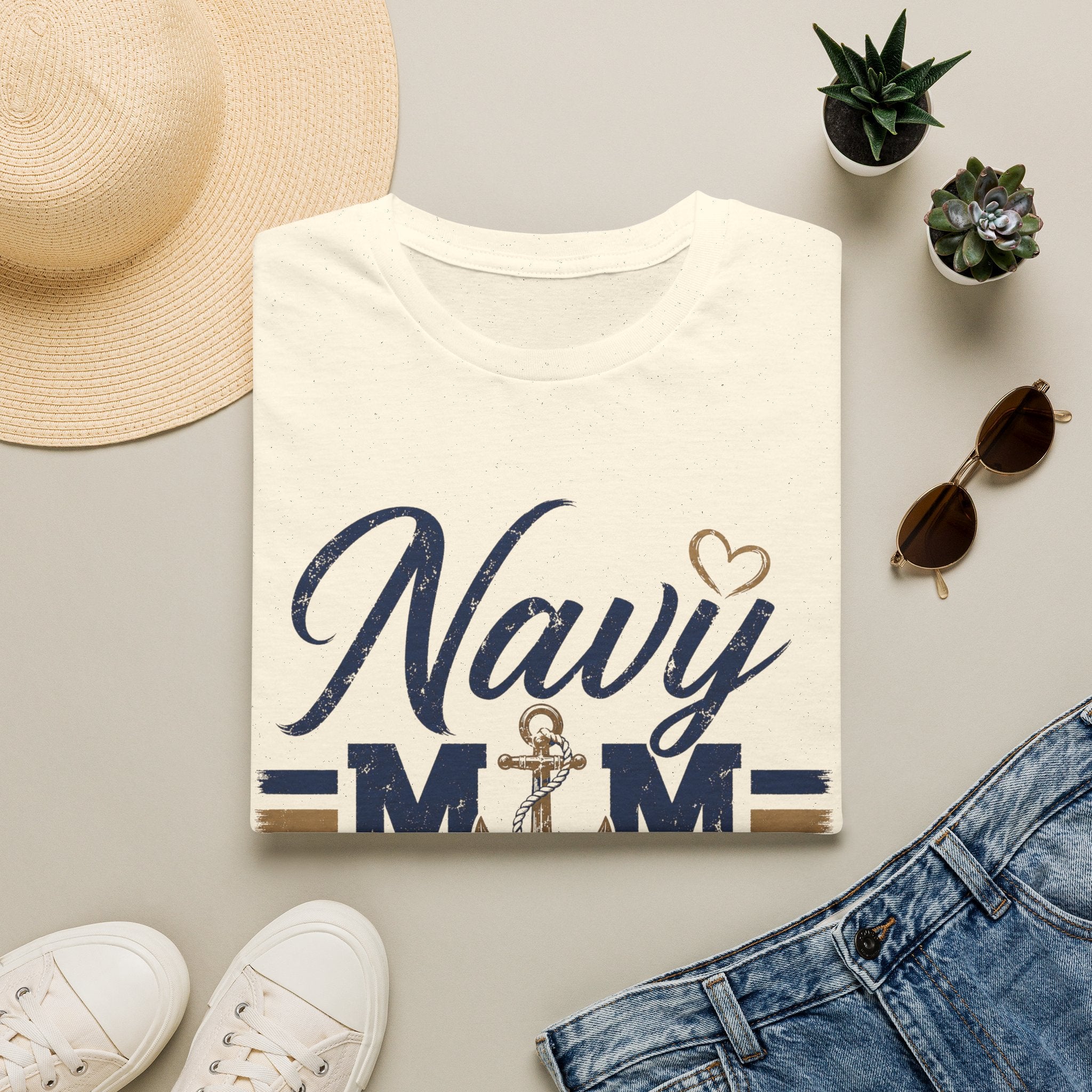 Proud Navy Mom Tee