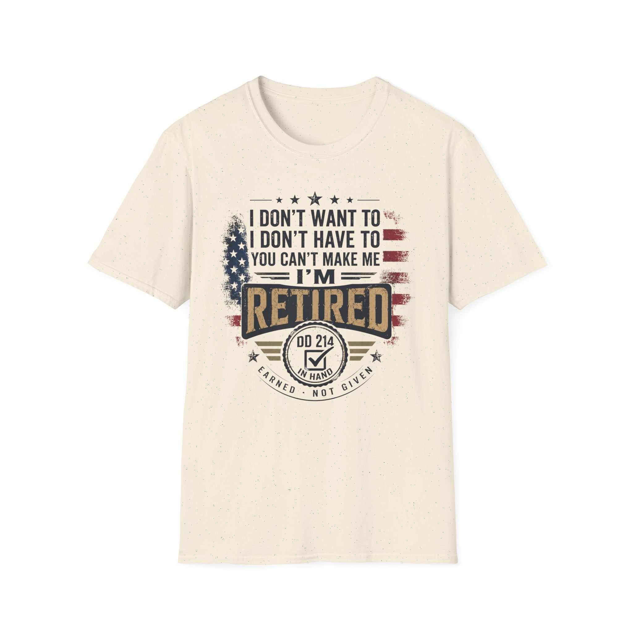 DD-214 Retired Military Tee