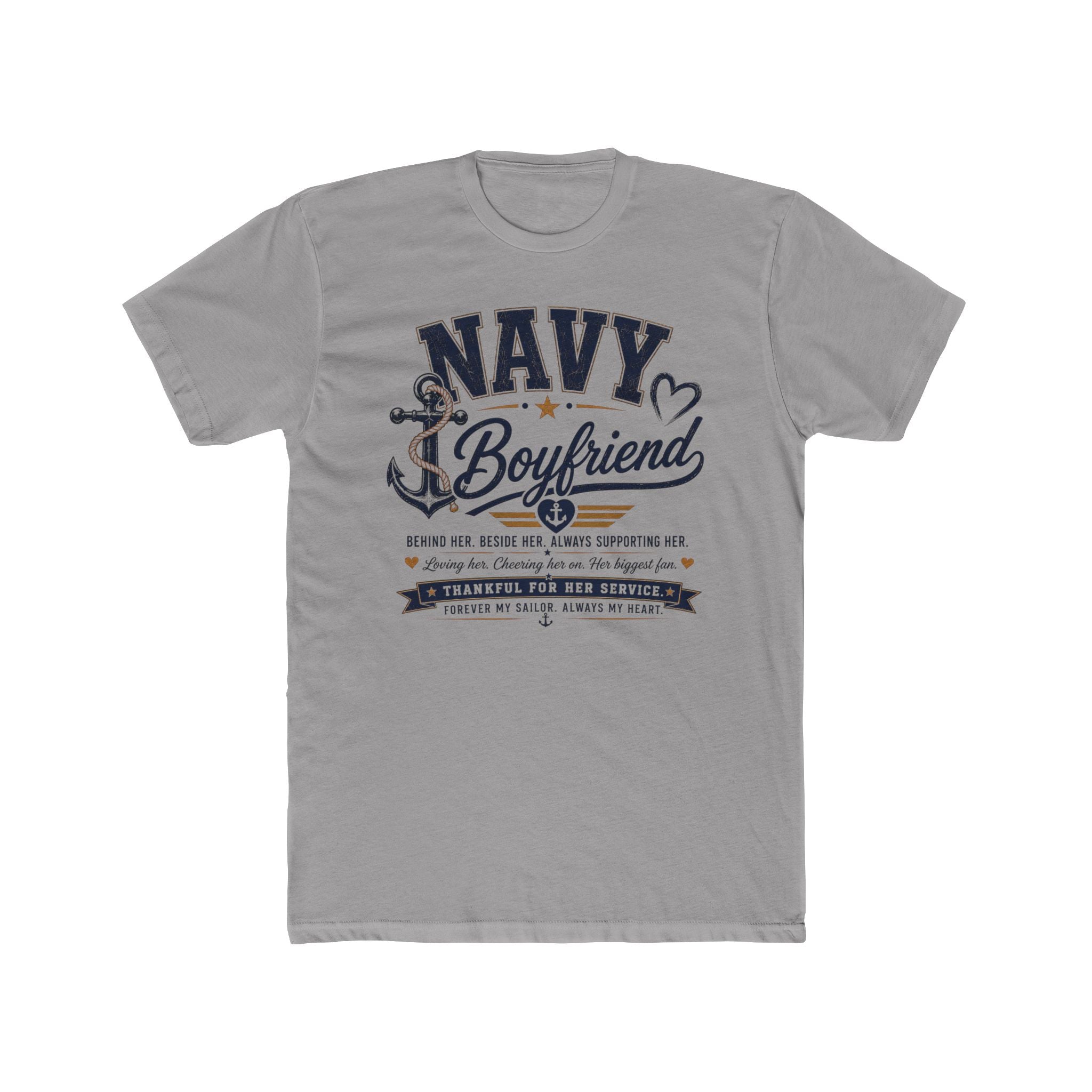 Proud Navy Boyfriend Tee
