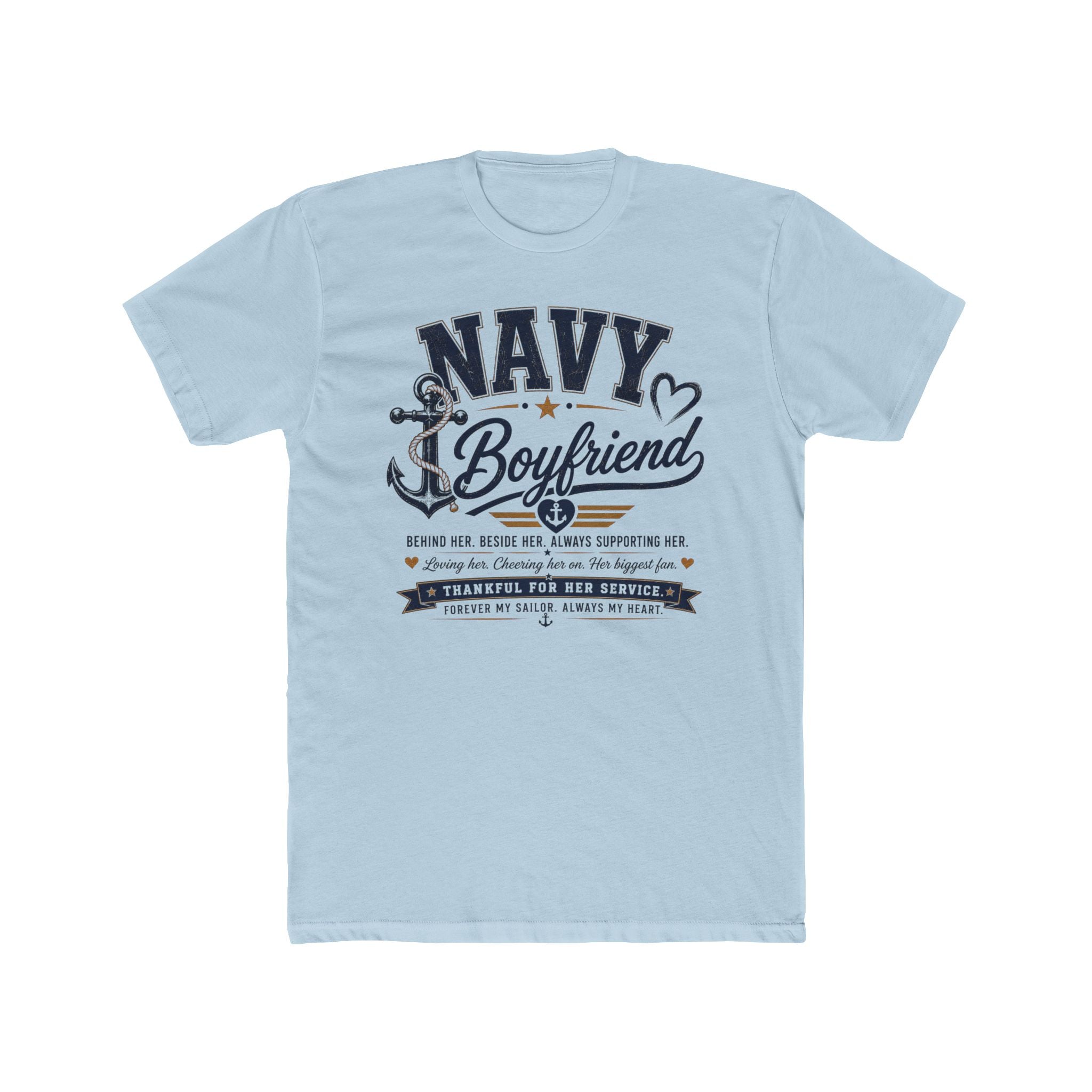 Proud Navy Boyfriend Tee