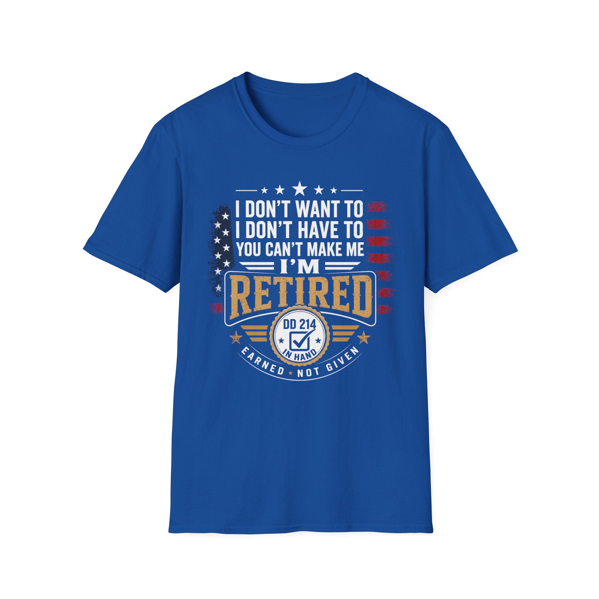 DD-214 Retired Military Tee