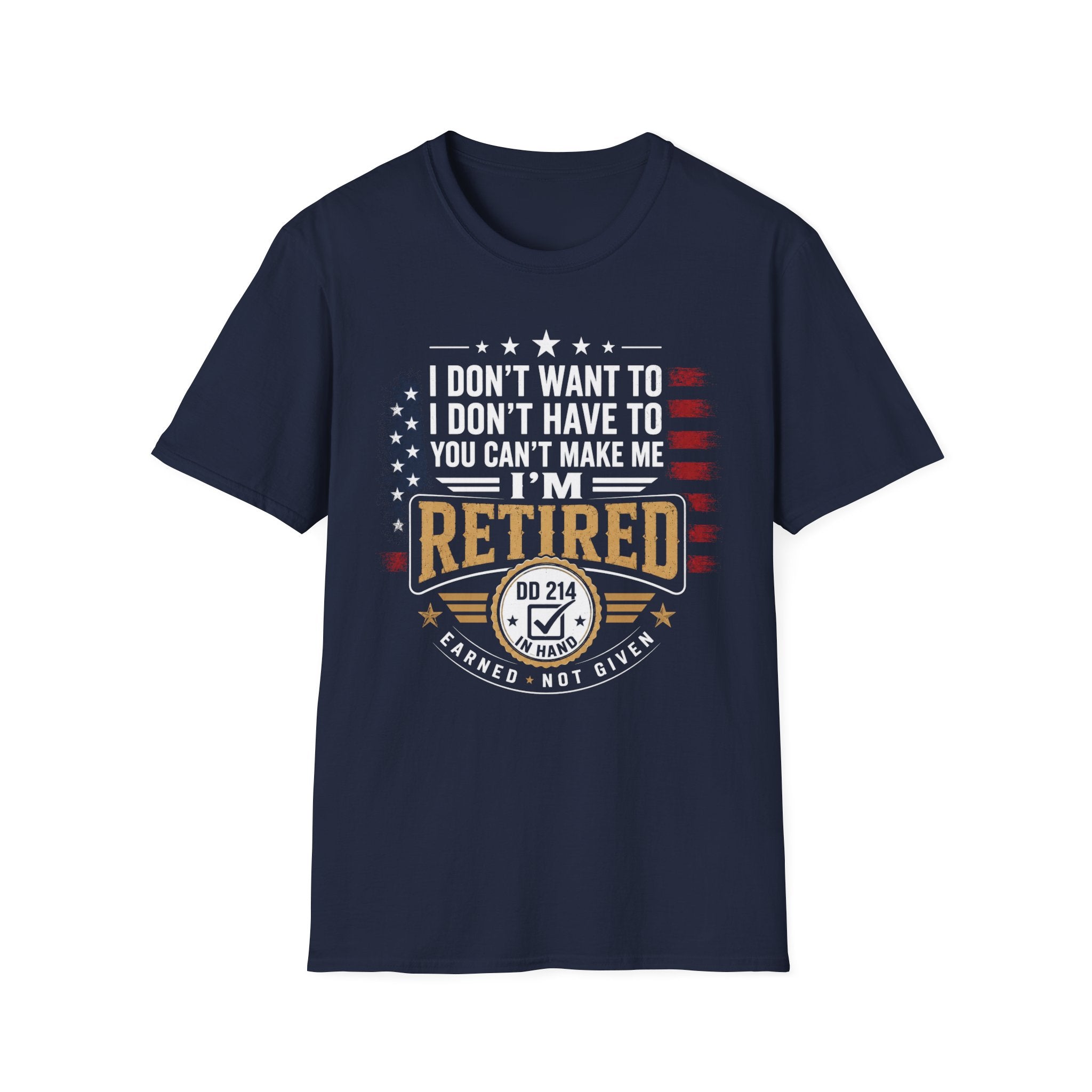DD-214 Retired Military Tee