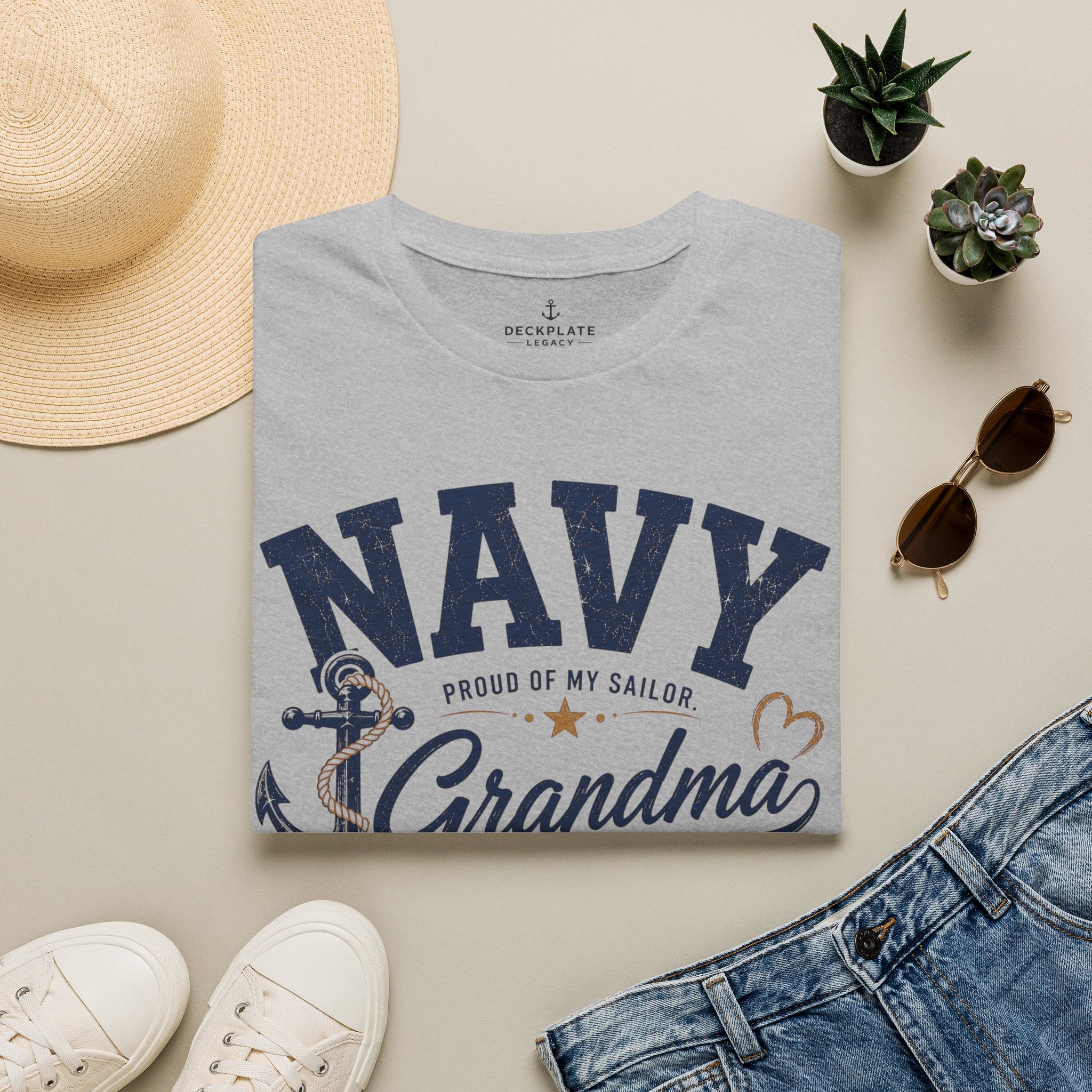 Proud Navy Grandma Tee