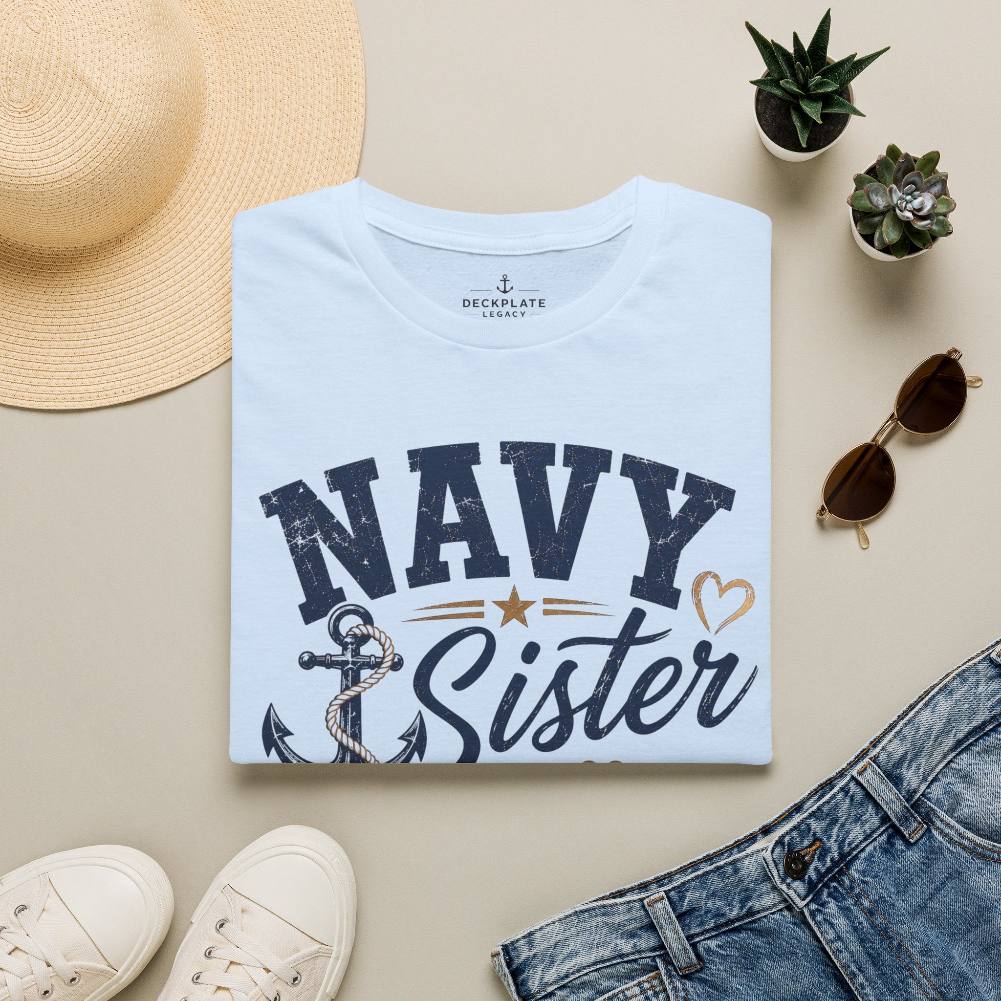 Proud Navy Sister Tee
