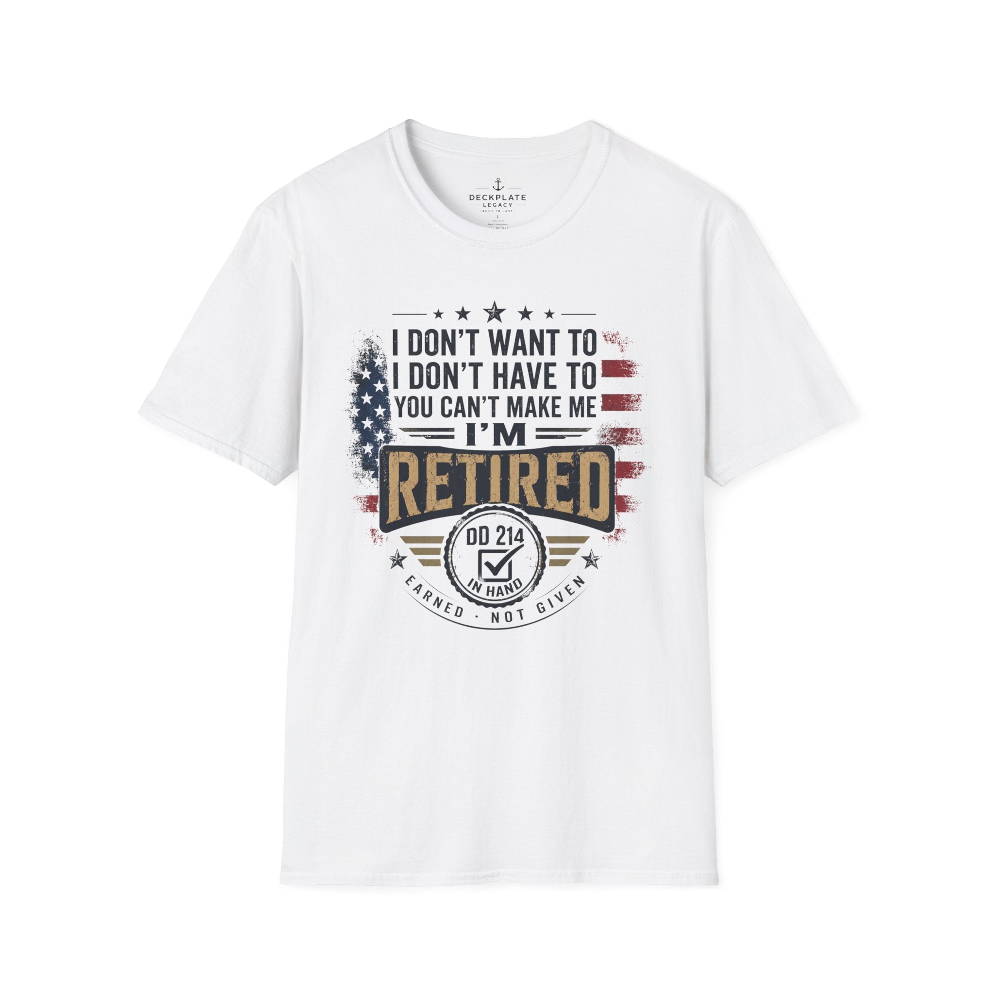 DD-214 Retired Military Tee