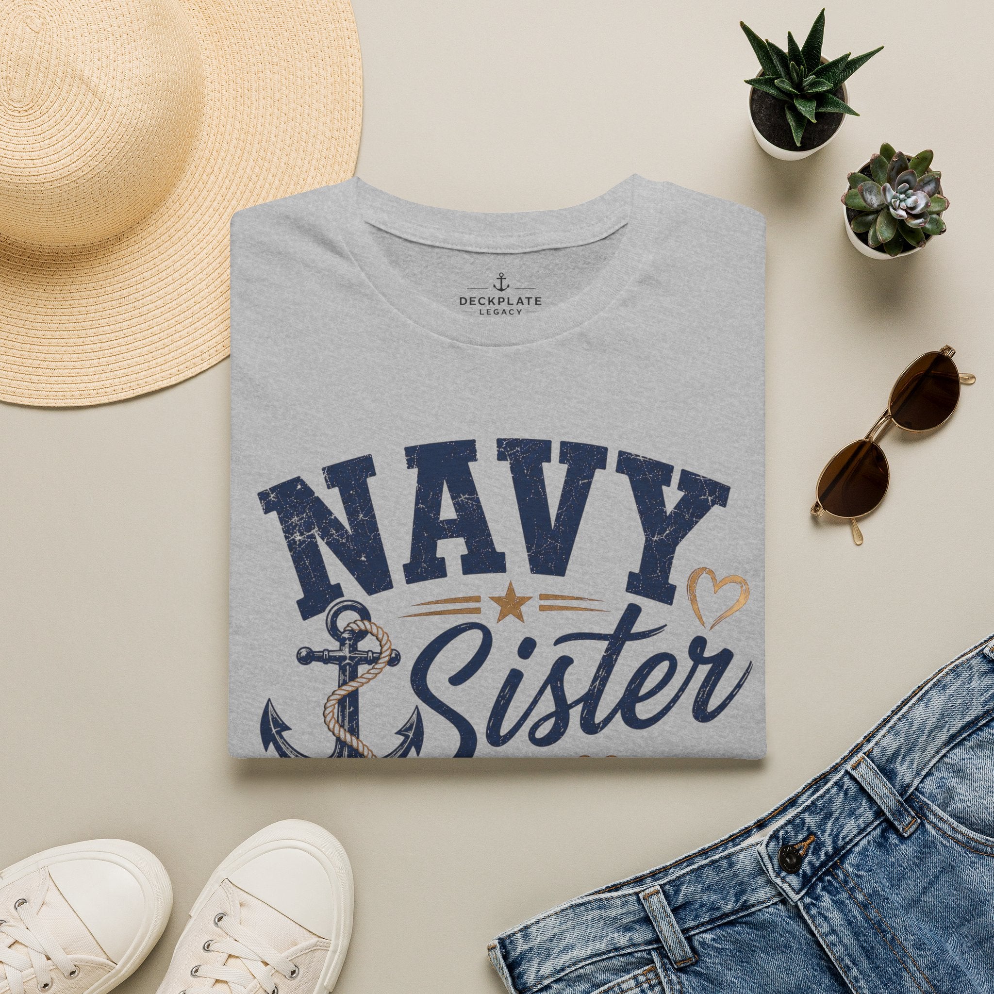 Proud Navy Sister Tee
