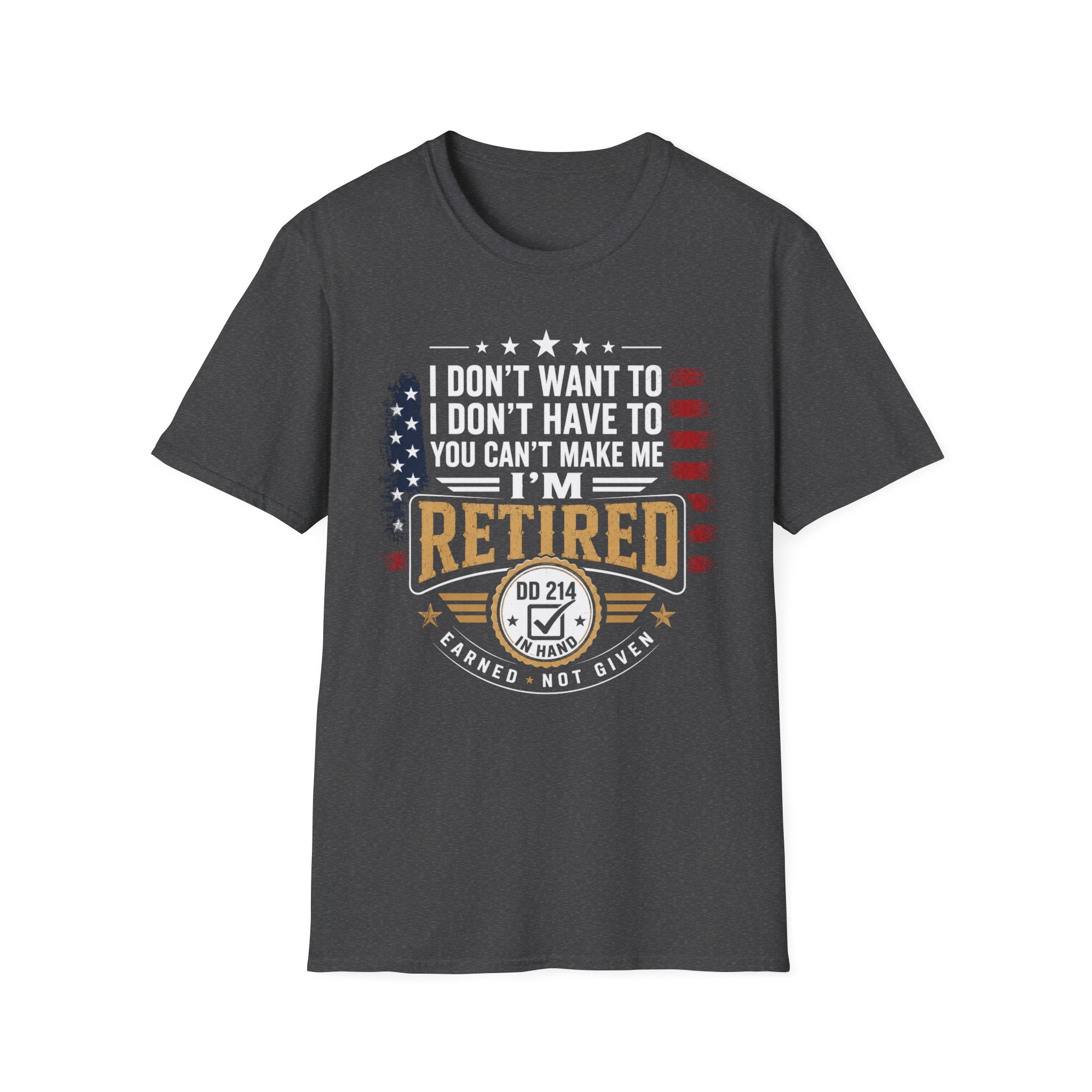 DD-214 Retired Military Tee