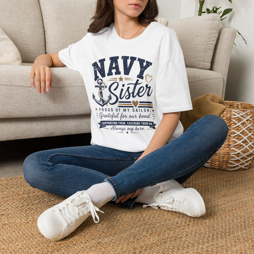 Proud Navy Sister Tee