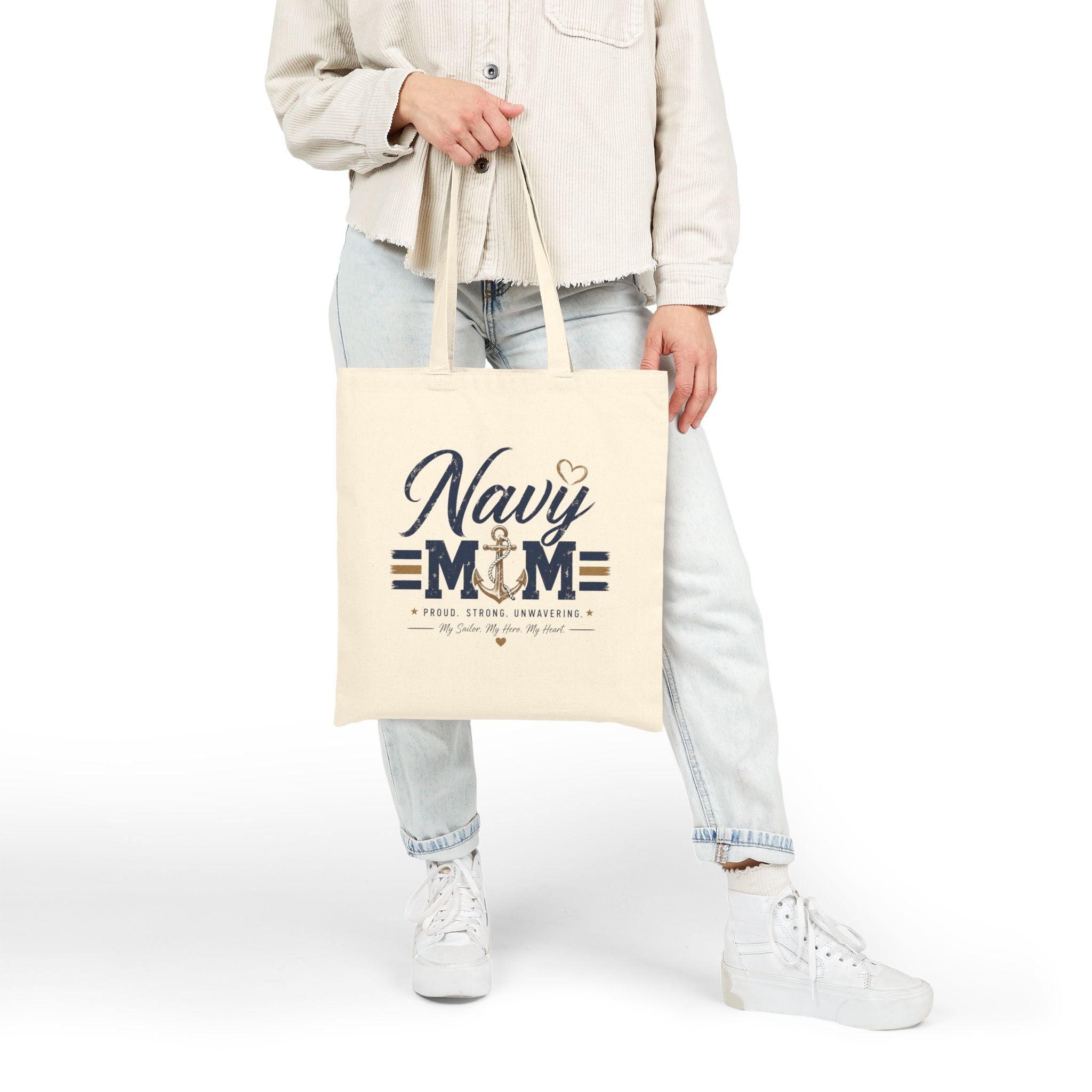 Proud Navy Mom Everyday Tote