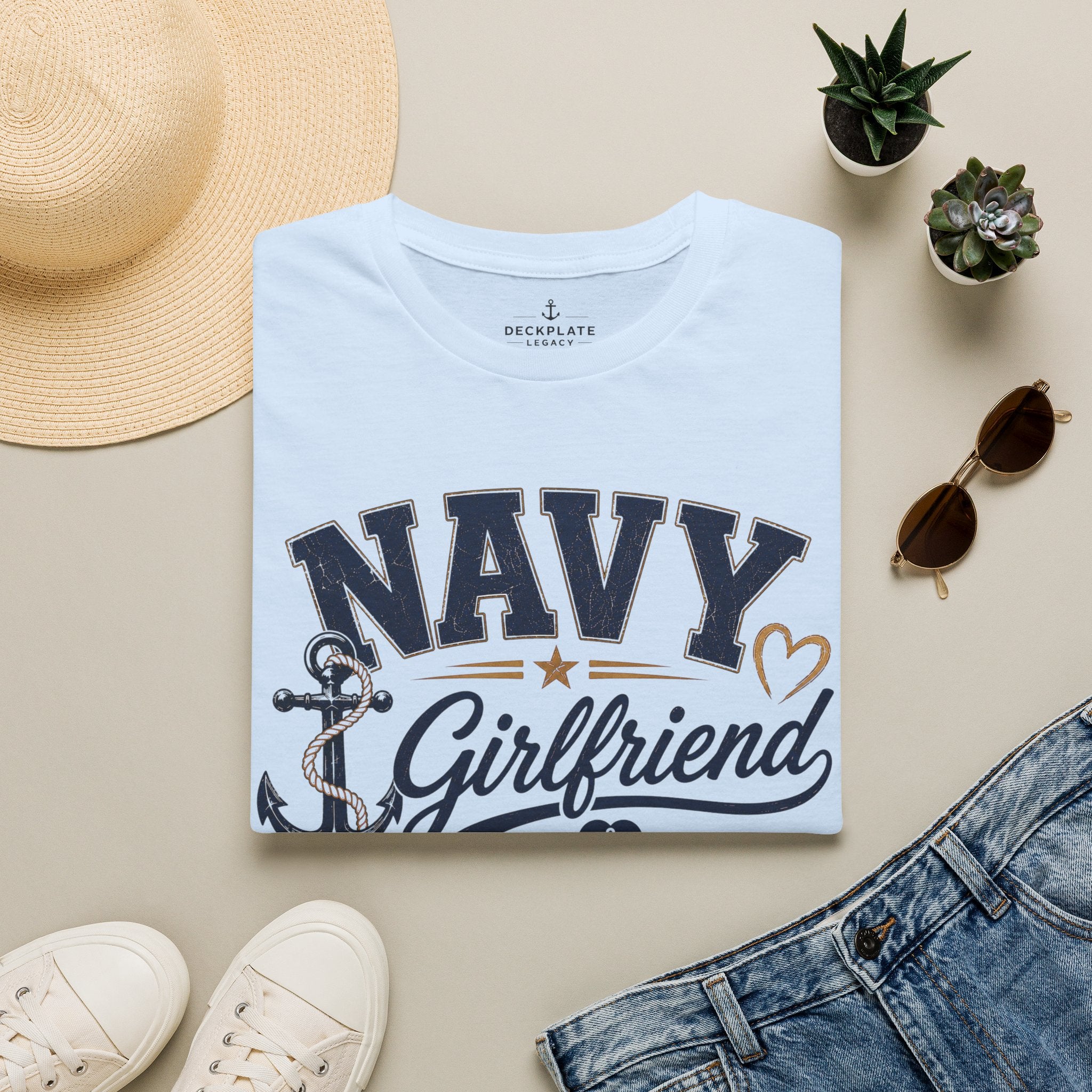 Proud Navy Girlfriend Tee