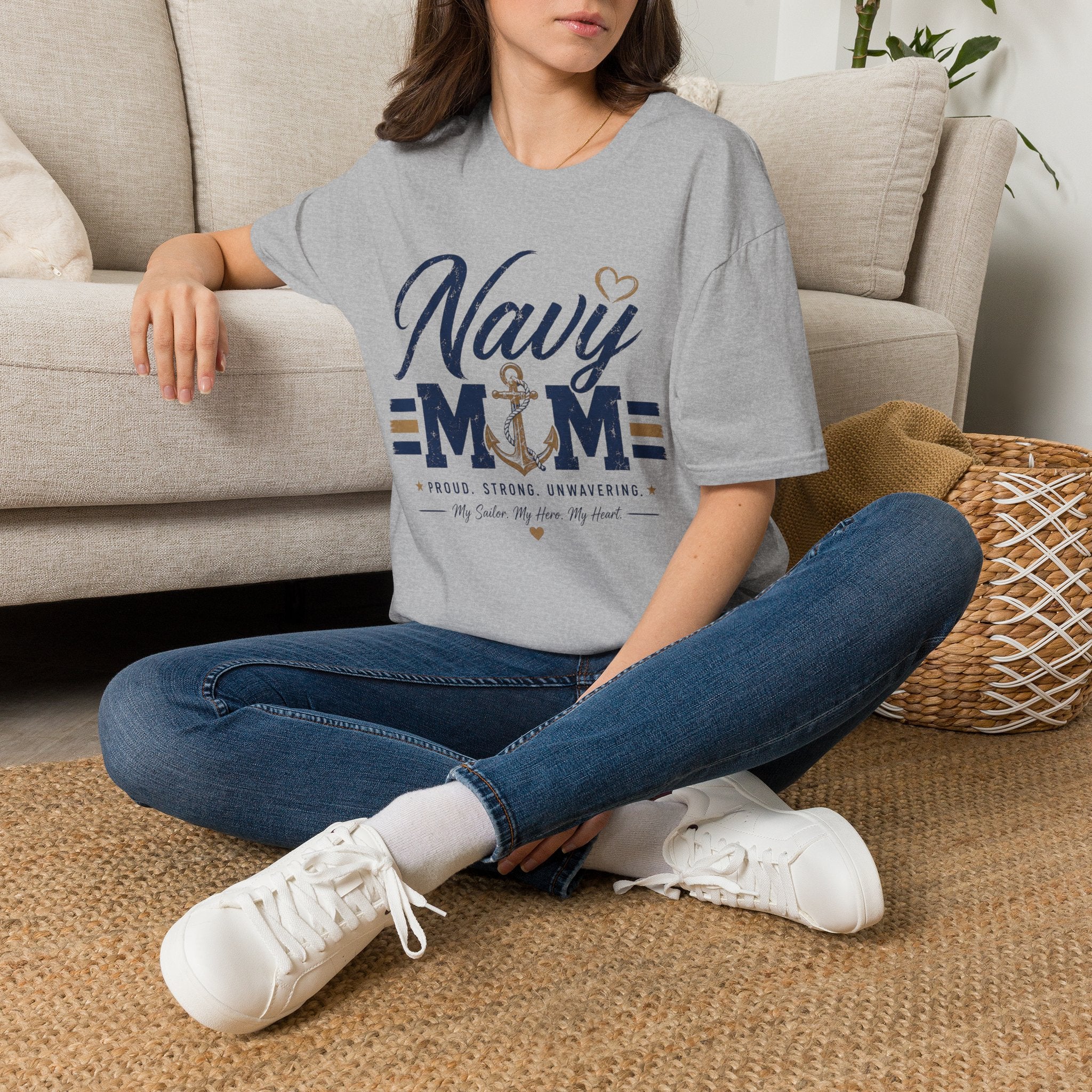 Proud Navy Mom Tee