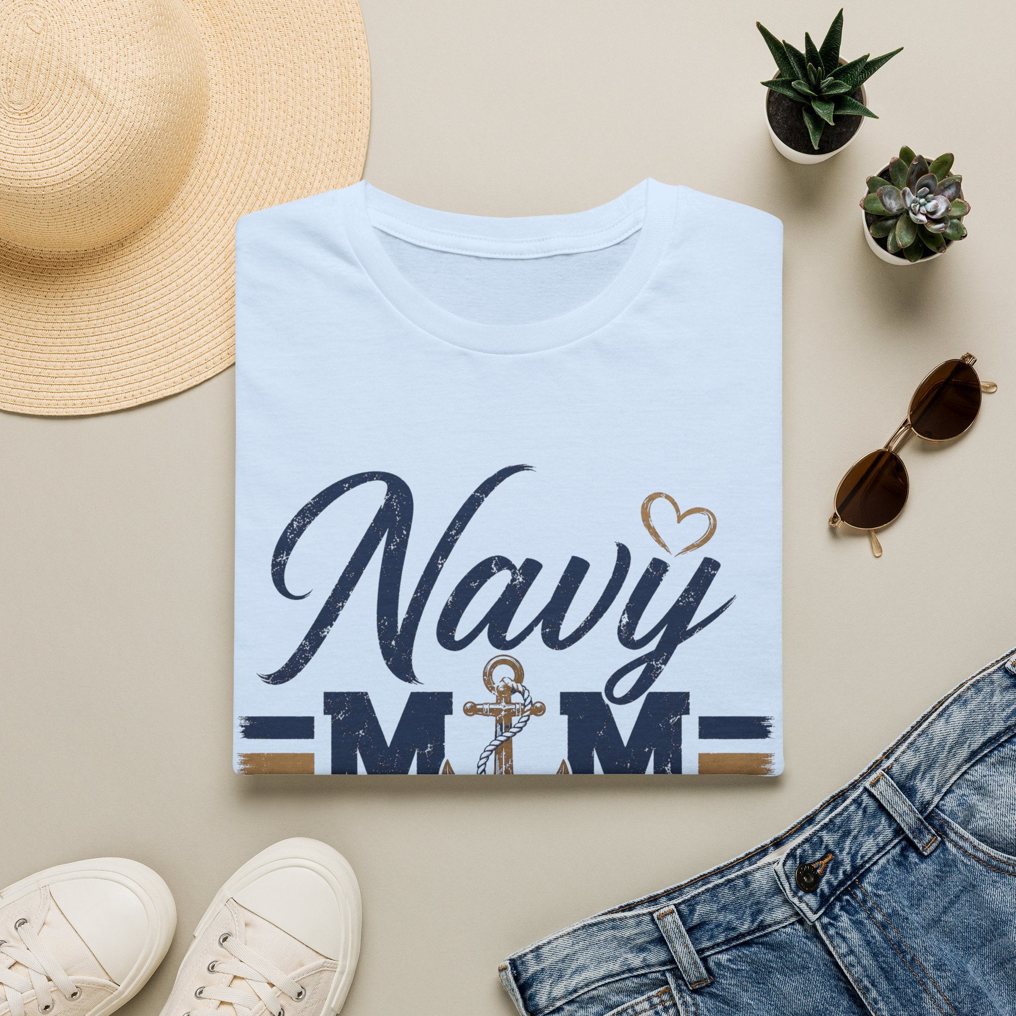 Proud Navy Mom Tee