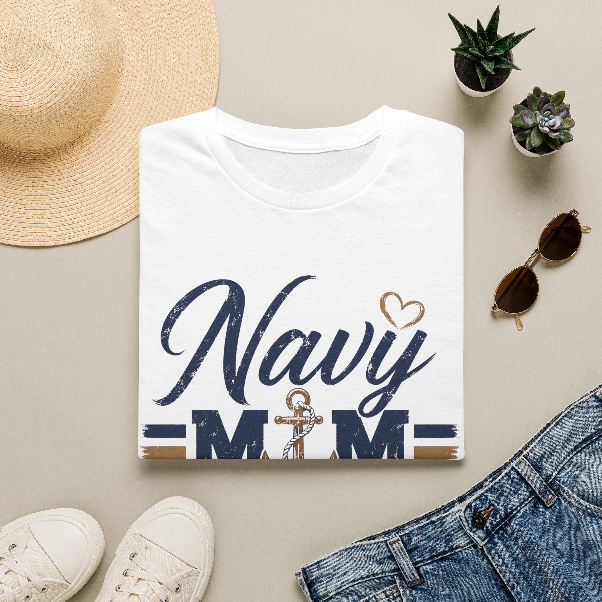 Proud Navy Mom Tee