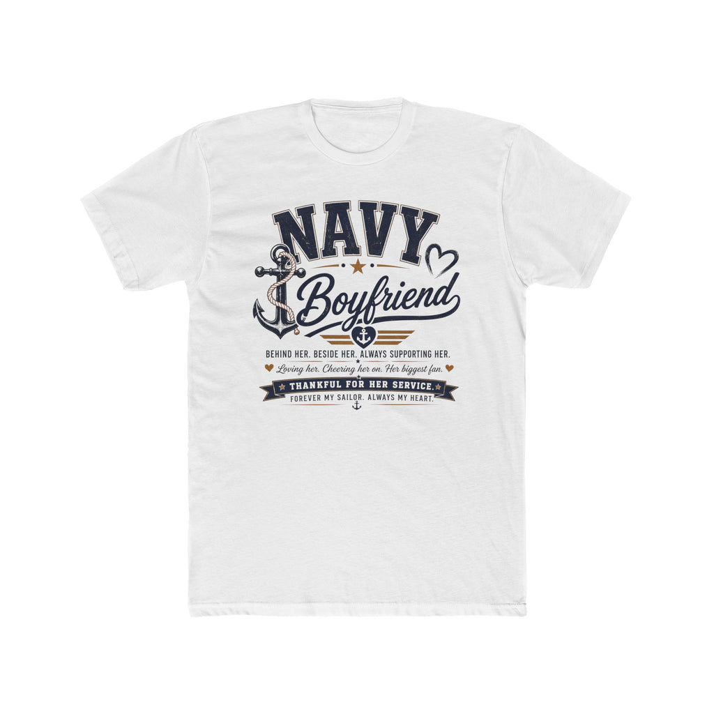 Proud Navy Boyfriend Tee