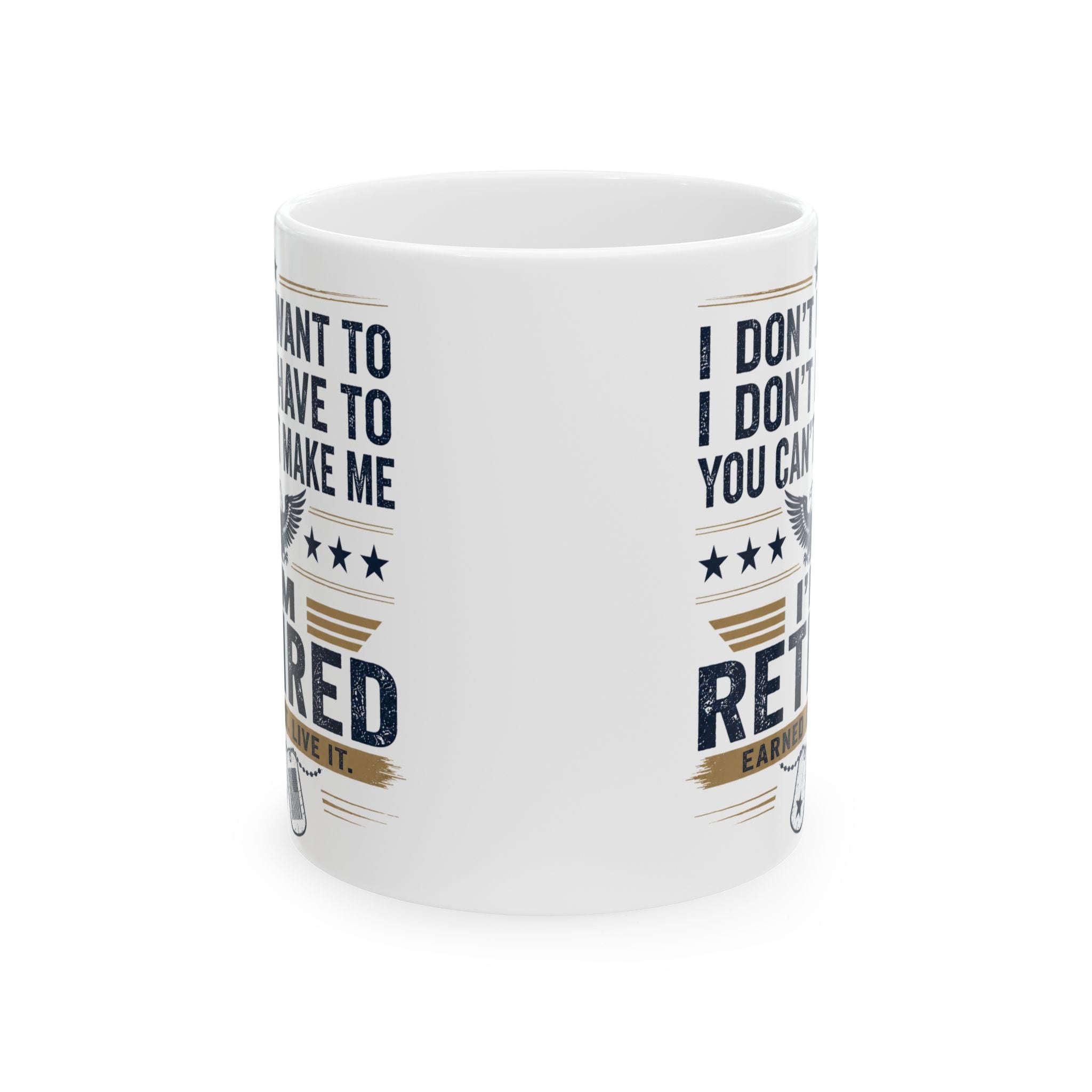 Retired Military Coffee Mug