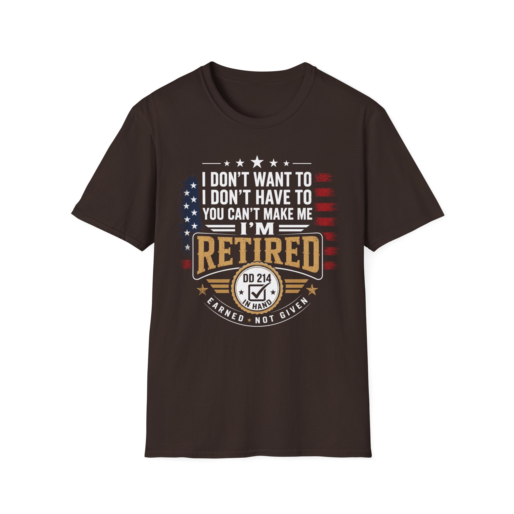 DD-214 Retired Military Tee