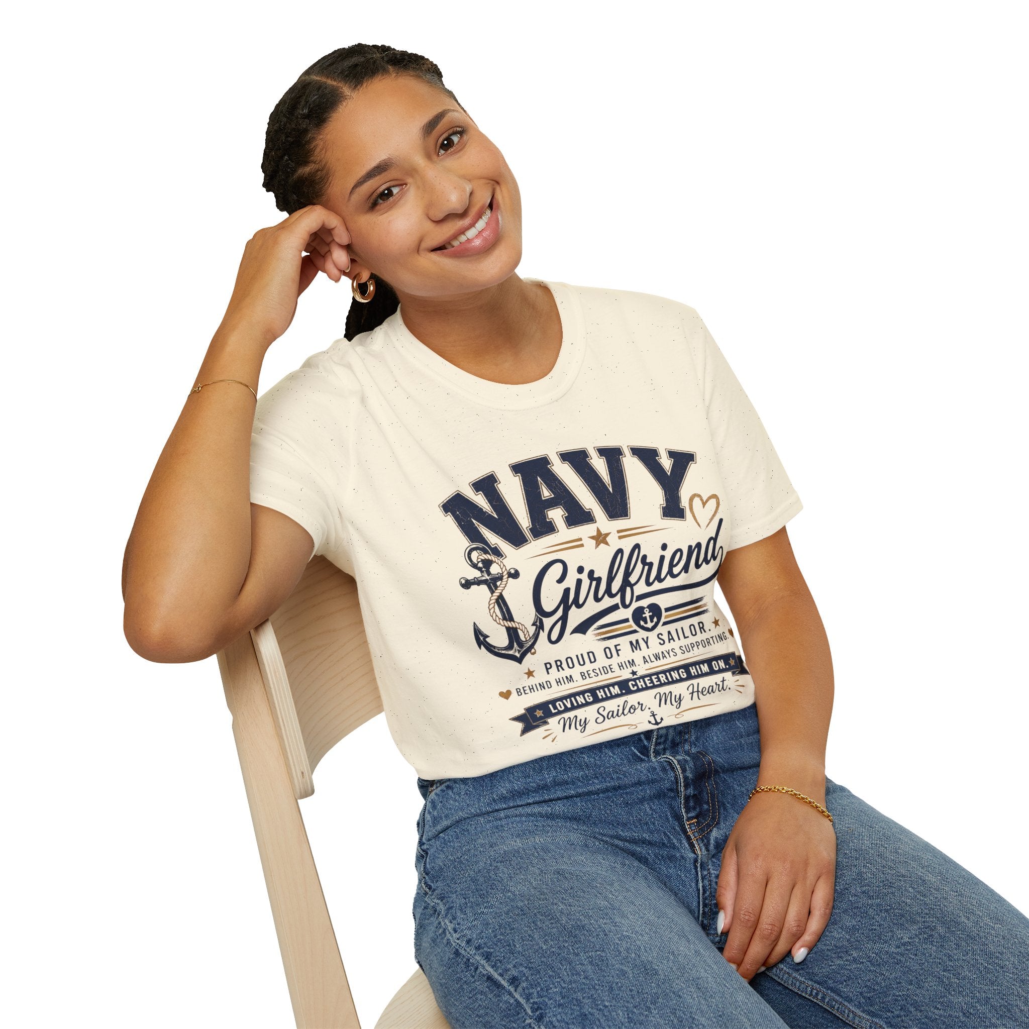 Proud Navy Girlfriend Tee