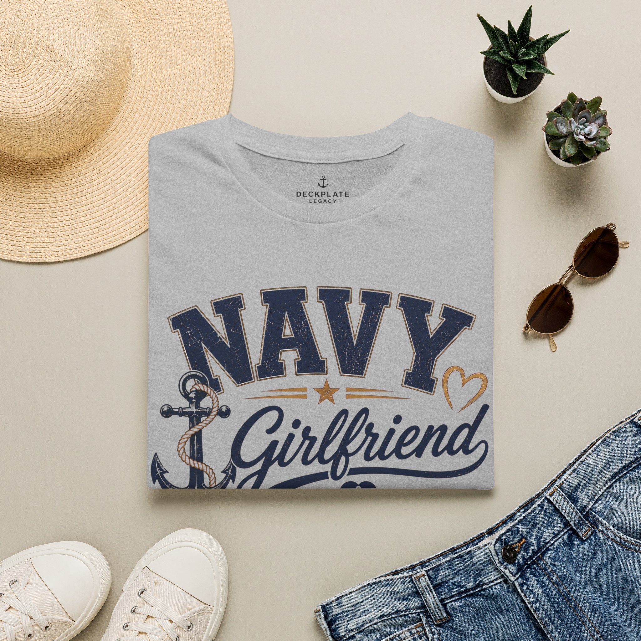 Proud Navy Girlfriend Tee