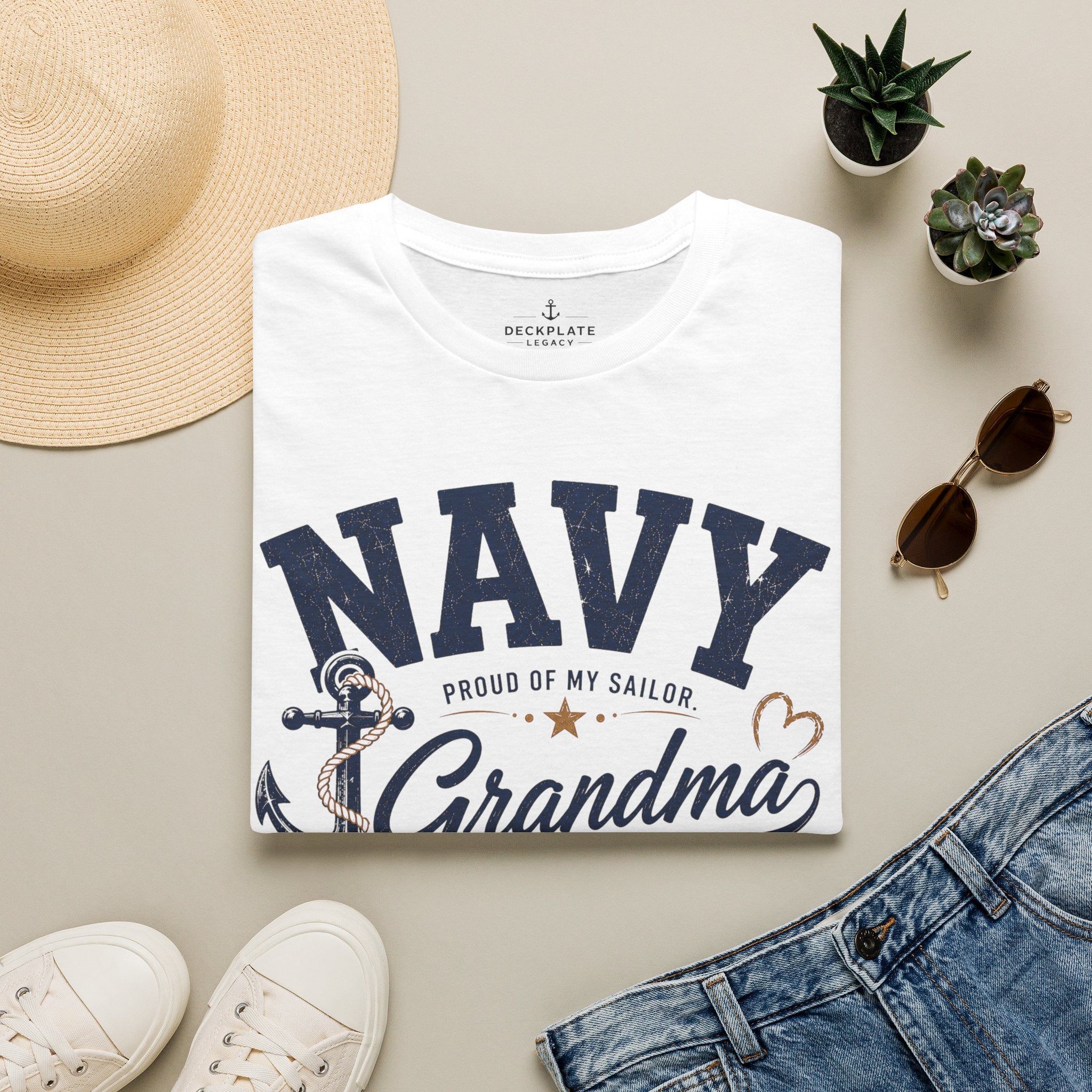 Proud Navy Grandma Tee