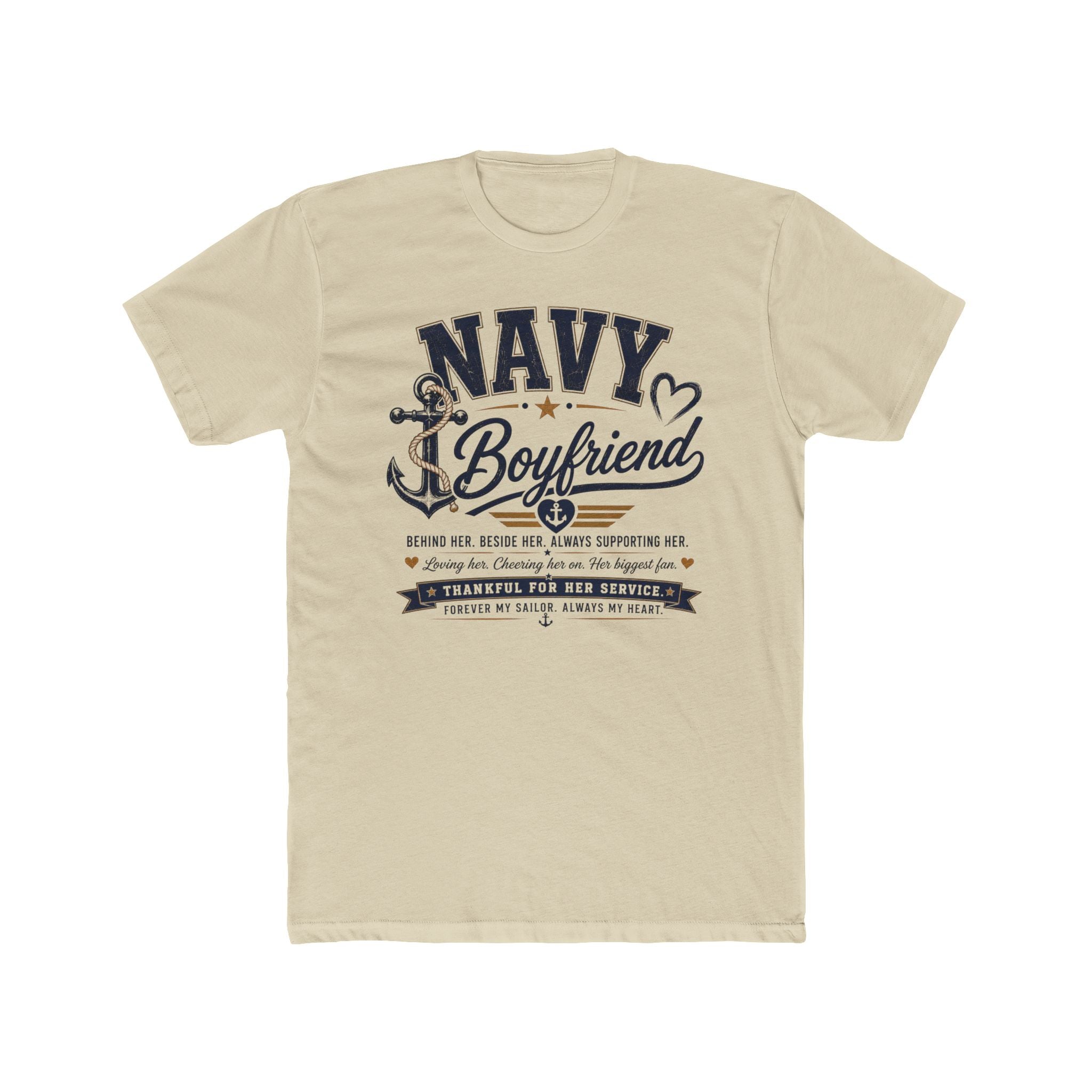 Proud Navy Boyfriend Tee