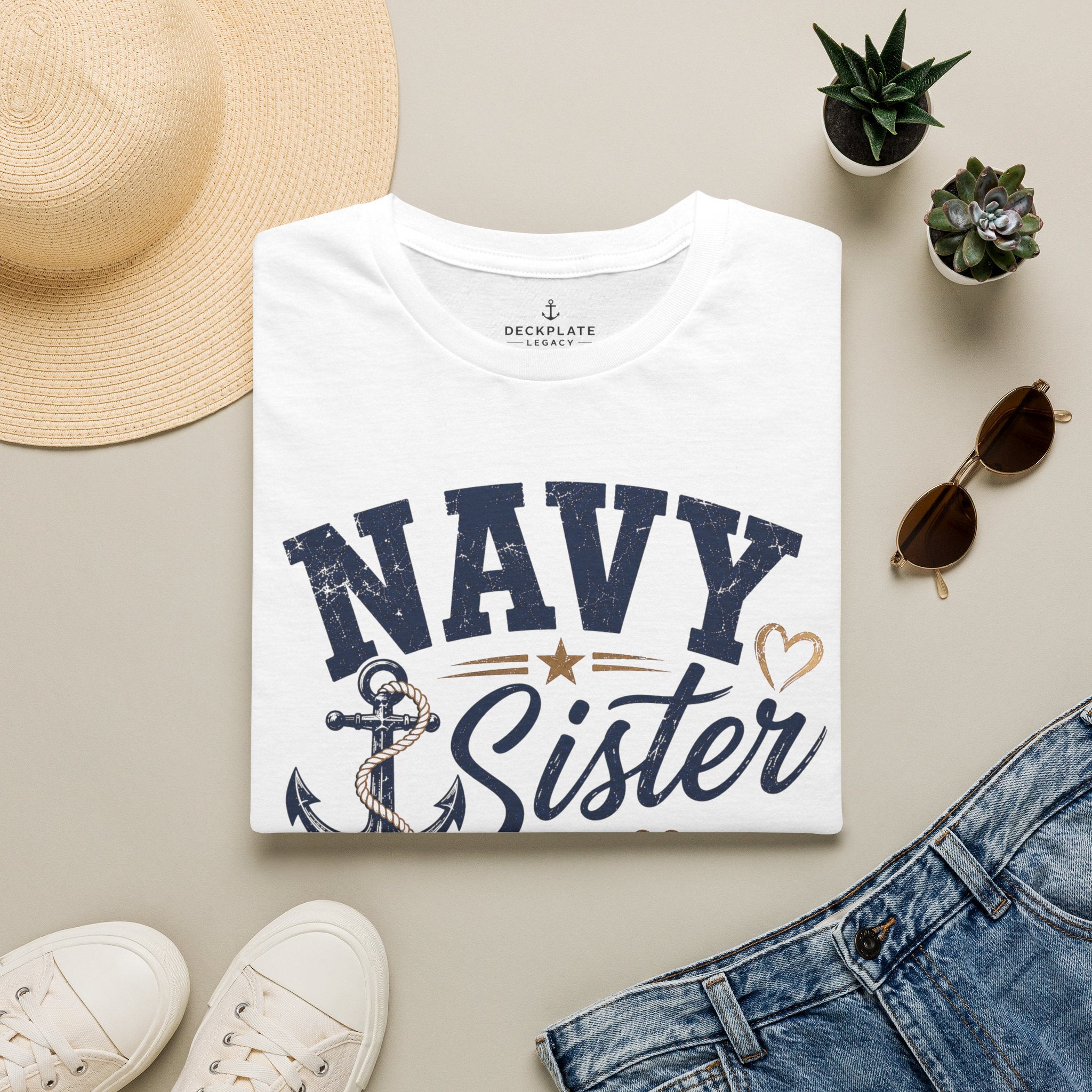 Proud Navy Sister Tee