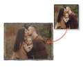 Personalized military woven blanket created from your uploaded photo to celebrate service and milestones.