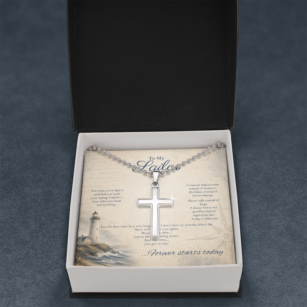 Legacy Cross Necklace by Deckplate Legacy