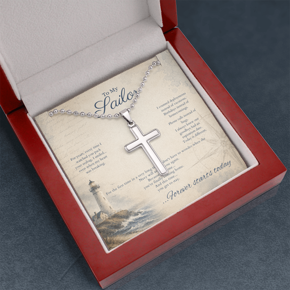 Legacy Cross Necklace by Deckplate Legacy