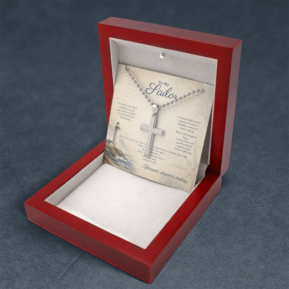 Legacy Cross Necklace by Deckplate Legacy