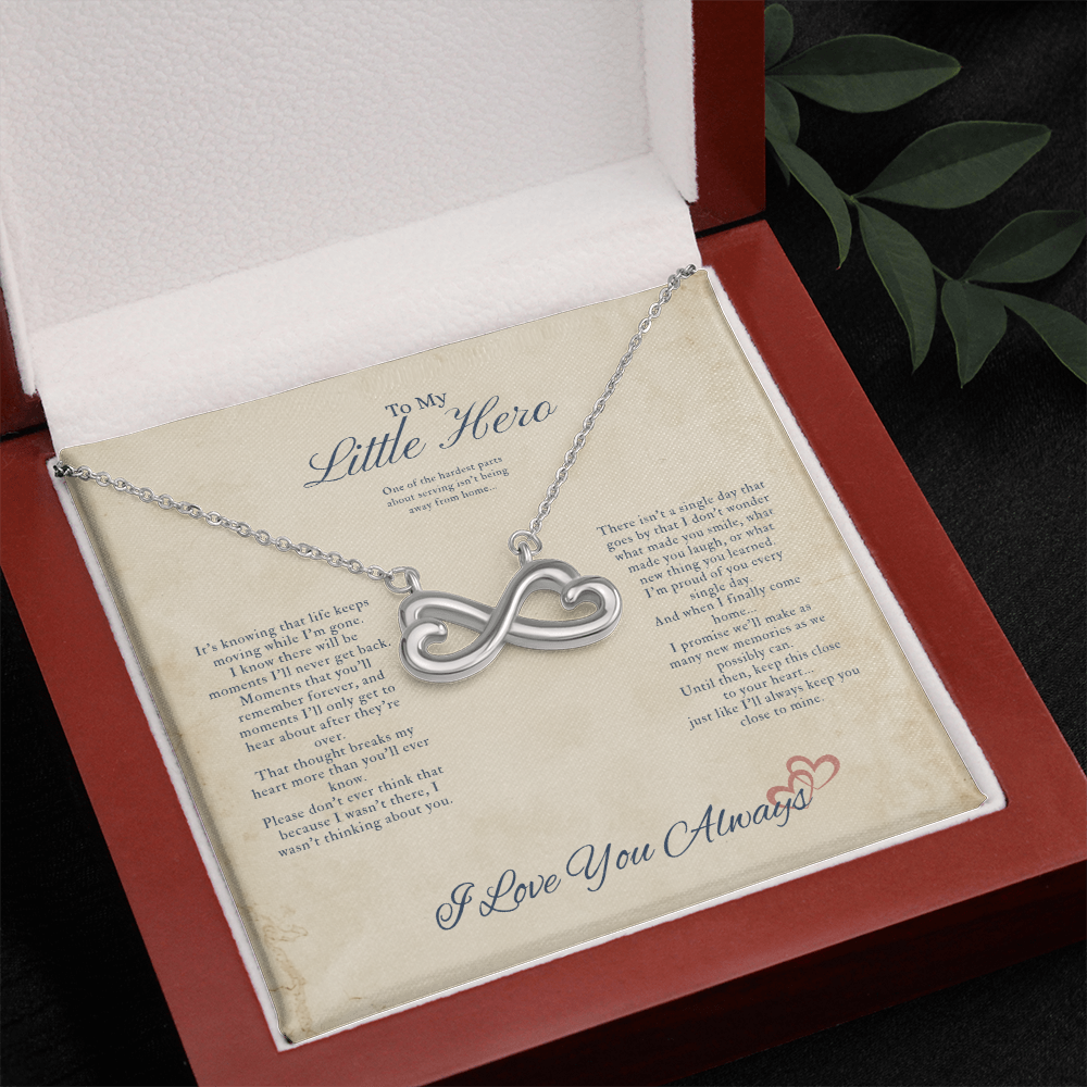 Endless Love Infinity Necklace by Deckplate Legacy