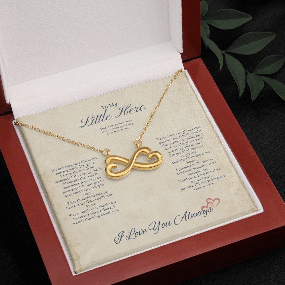 Endless Love Infinity Necklace by Deckplate Legacy