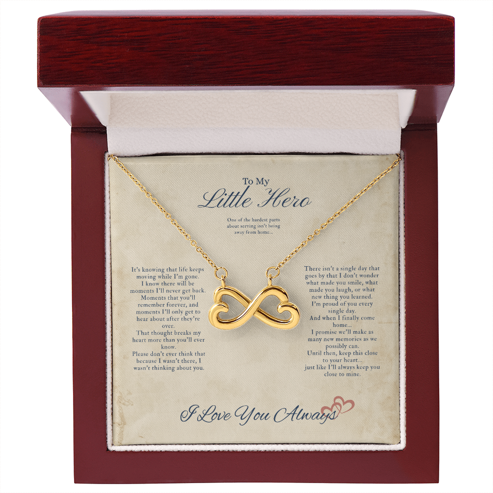 Endless Love Infinity Necklace by Deckplate Legacy