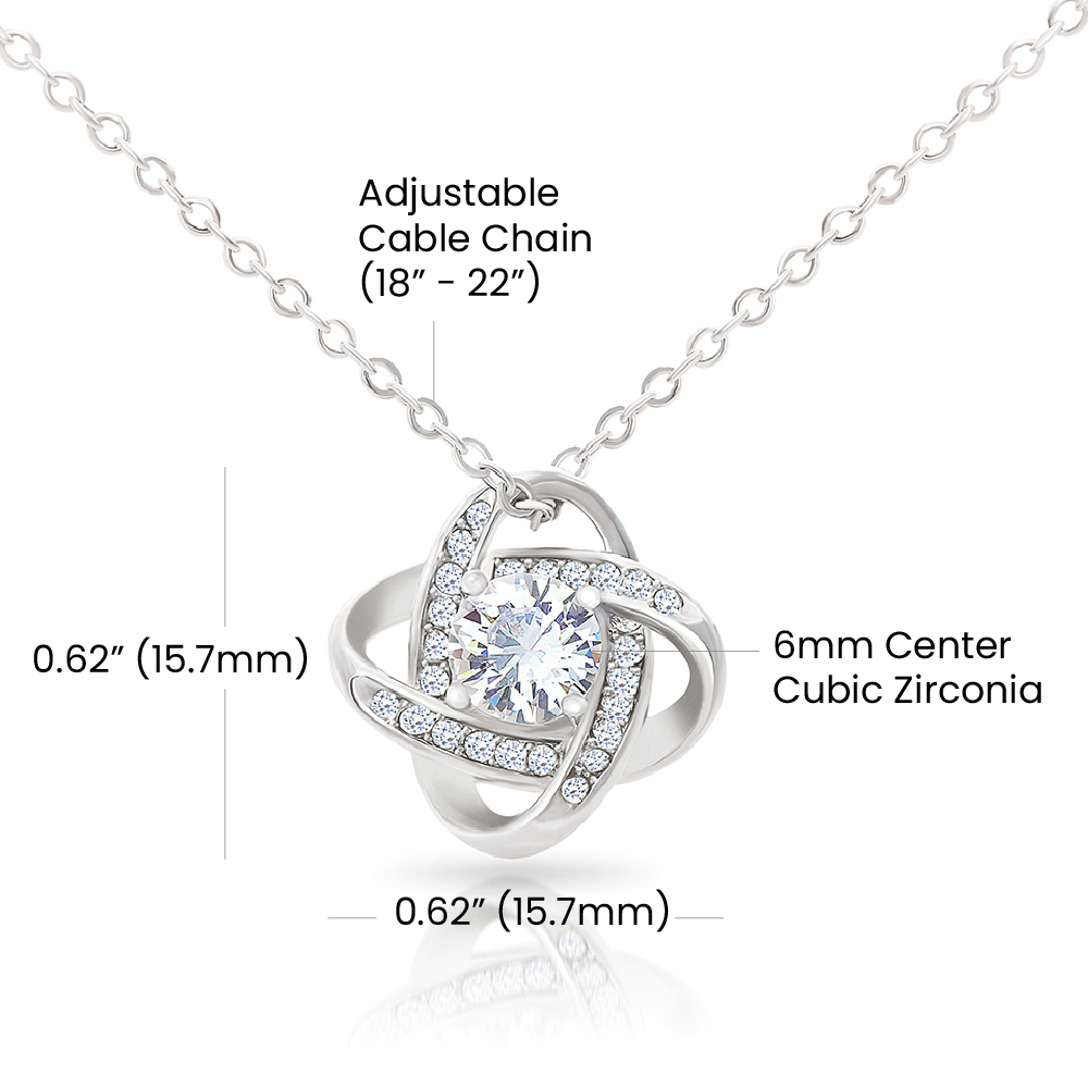 Love Knot Necklace by Deckplate Legacy