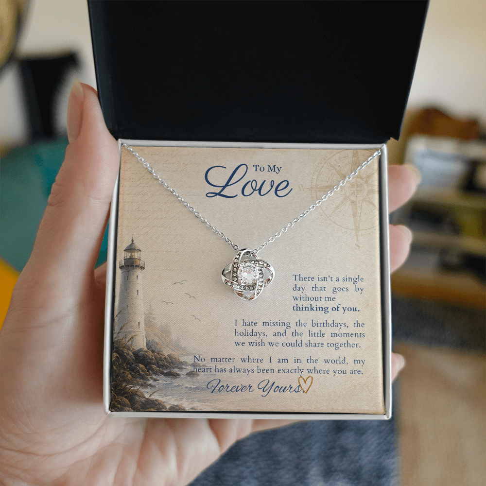 Love Knot Necklace by Deckplate Legacy