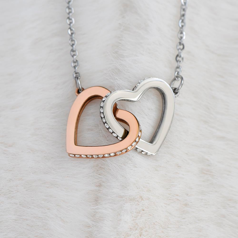 Interlocking Hearts Necklace by Deckplate Legacy