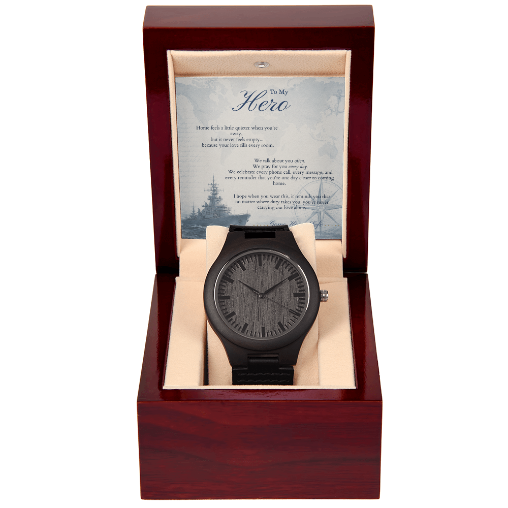 Quarterdeck Wooden Watch by Deckplate Legacy