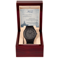 Quarterdeck Wooden Watch by Deckplate Legacy