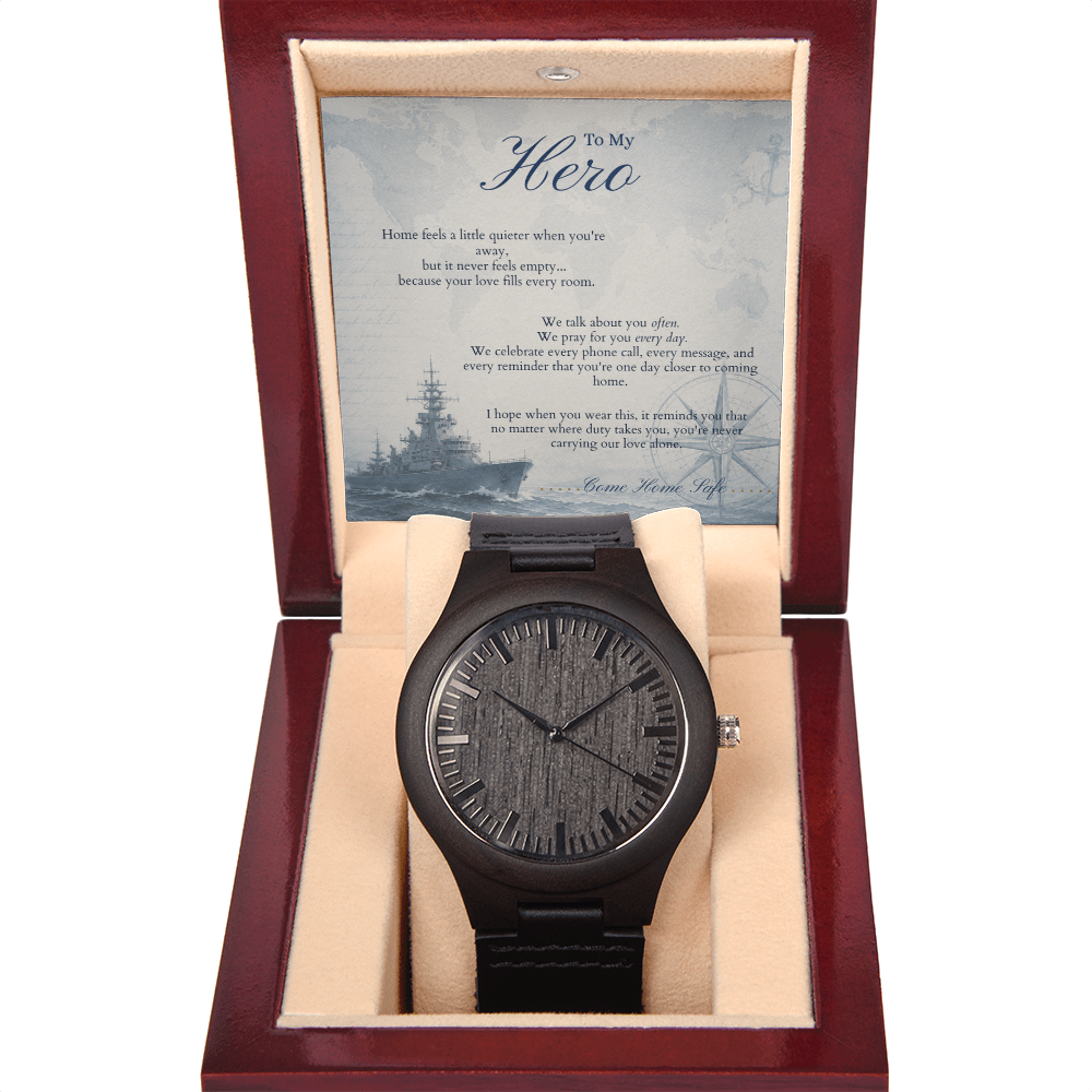 Quarterdeck Wooden Watch by Deckplate Legacy