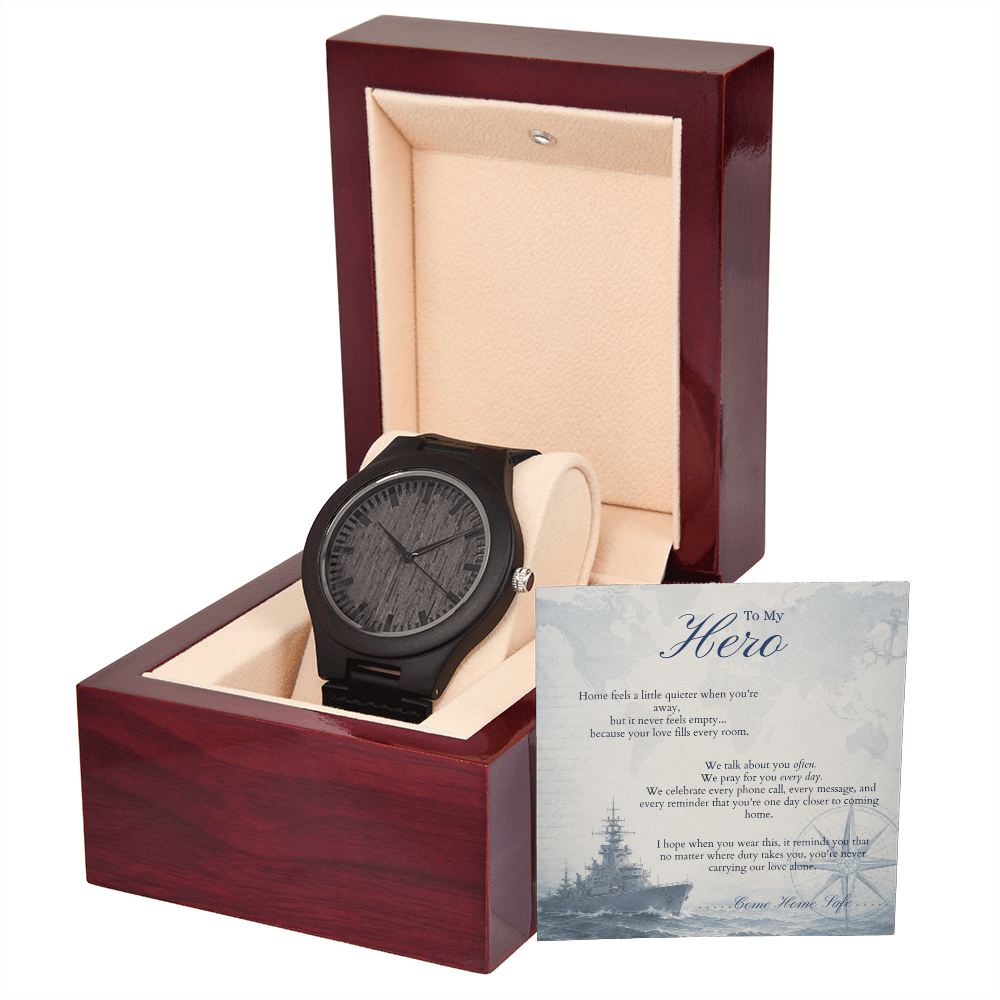 Quarterdeck Wooden Watch by Deckplate Legacy