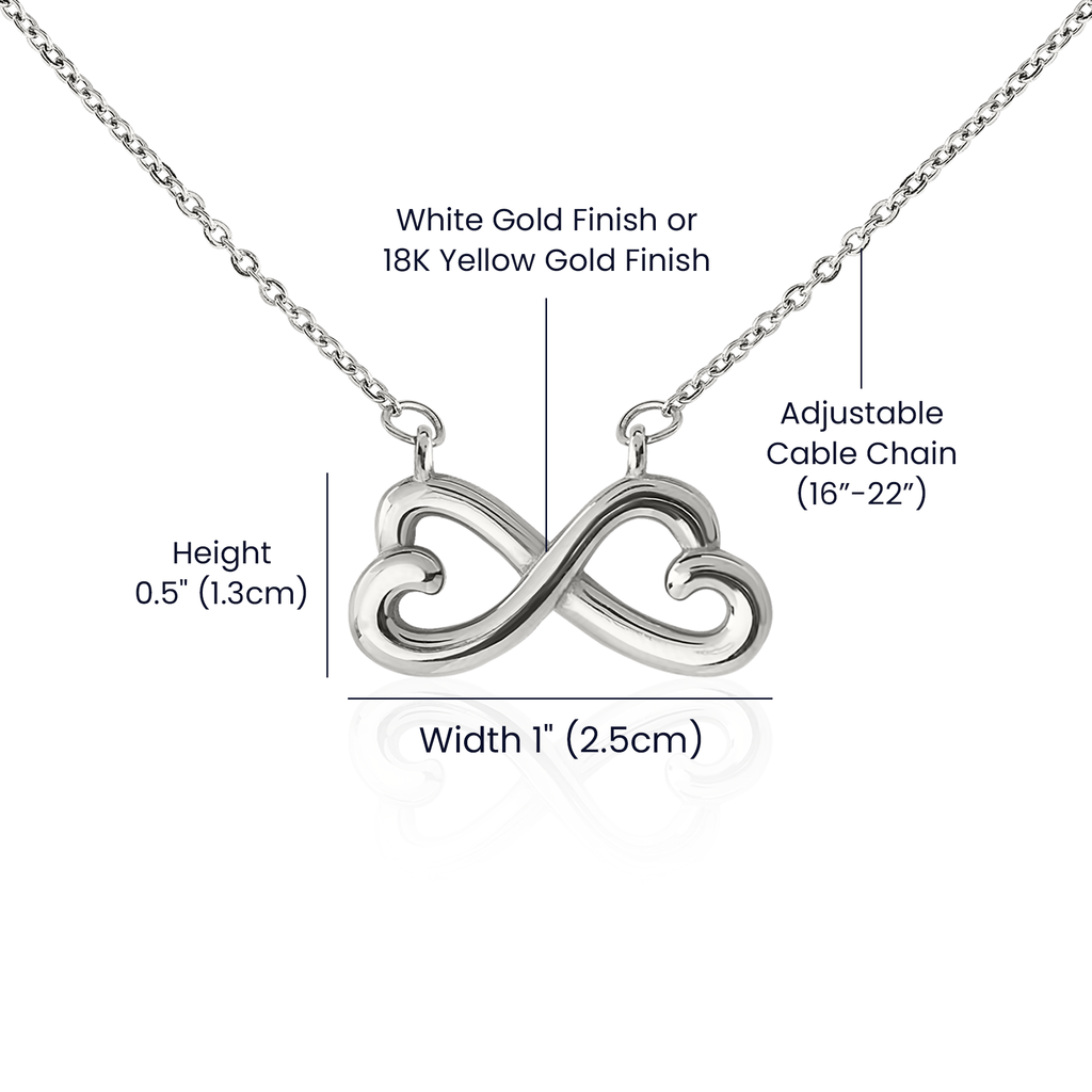 Endless Love Infinity Necklace by Deckplate Legacy