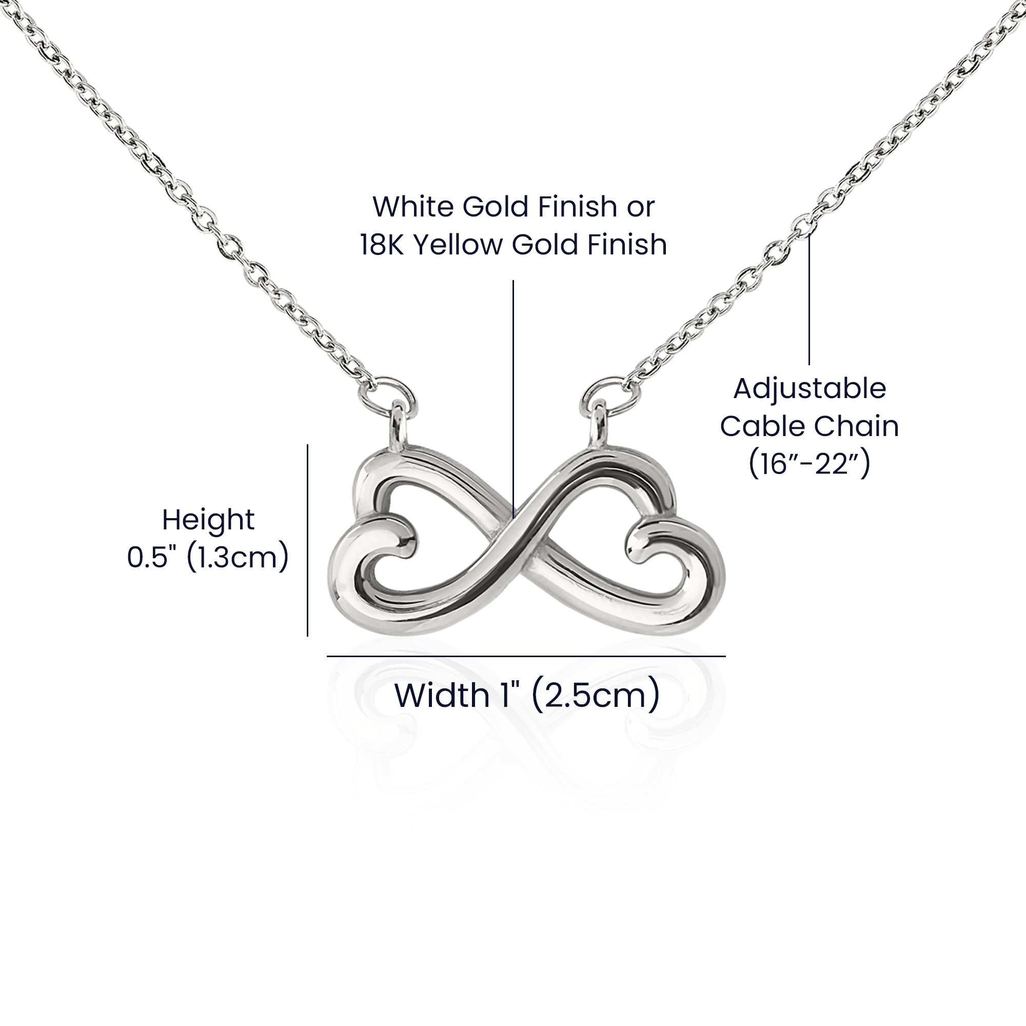 Endless Love Infinity Necklace by Deckplate Legacy
