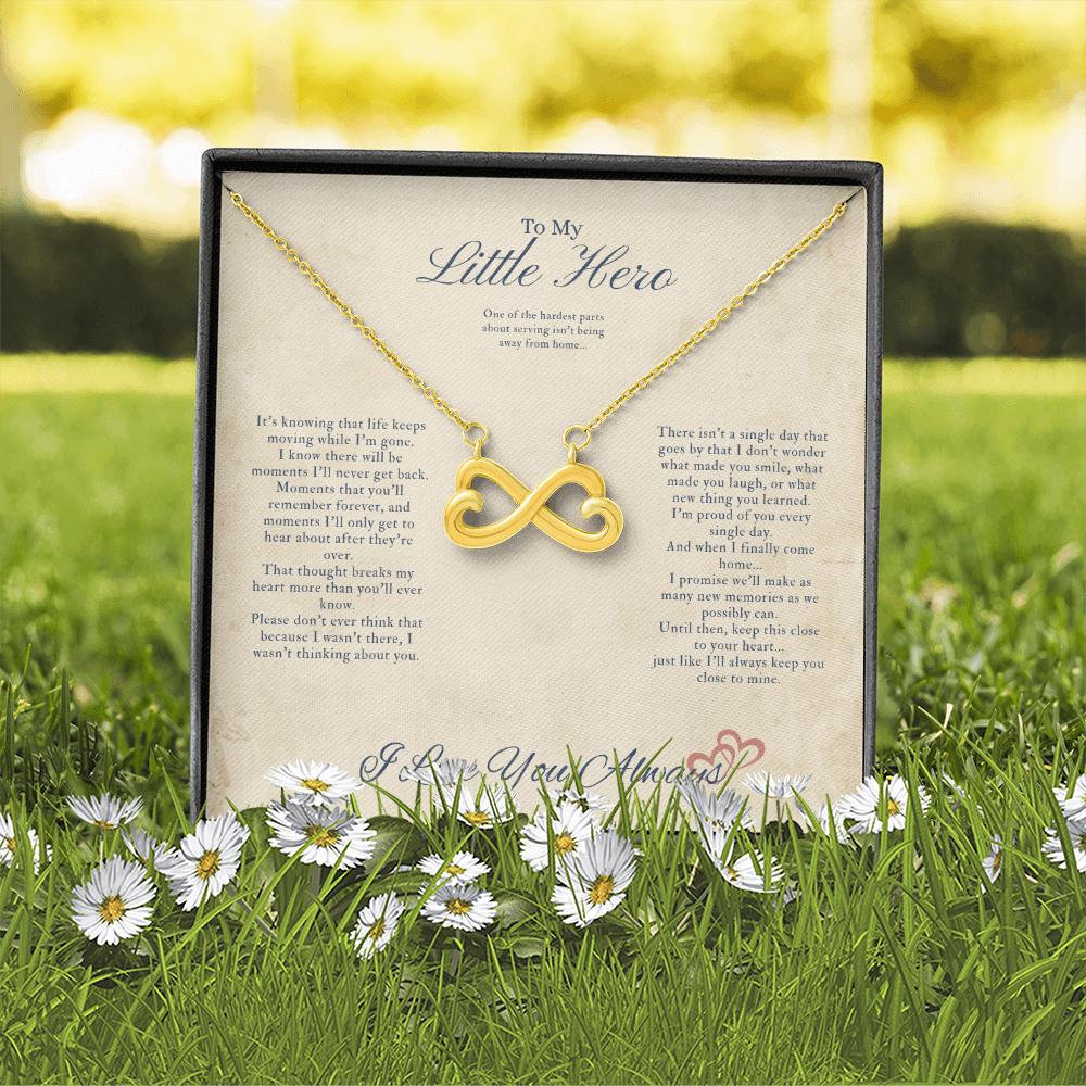 Endless Love Infinity Necklace by Deckplate Legacy