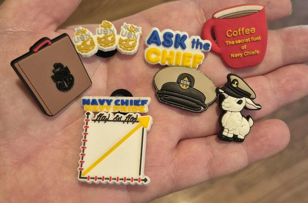 Chief's Mess Shoe Charm Set