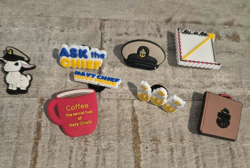 Chief's Mess Shoe Charm Set
