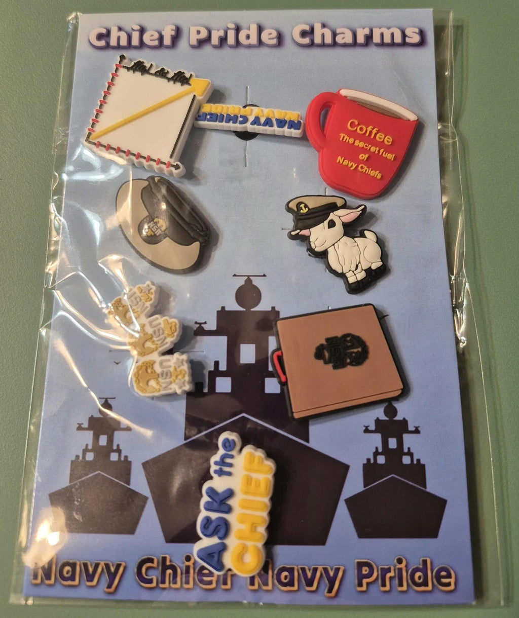 Chief's Mess Shoe Charm Set