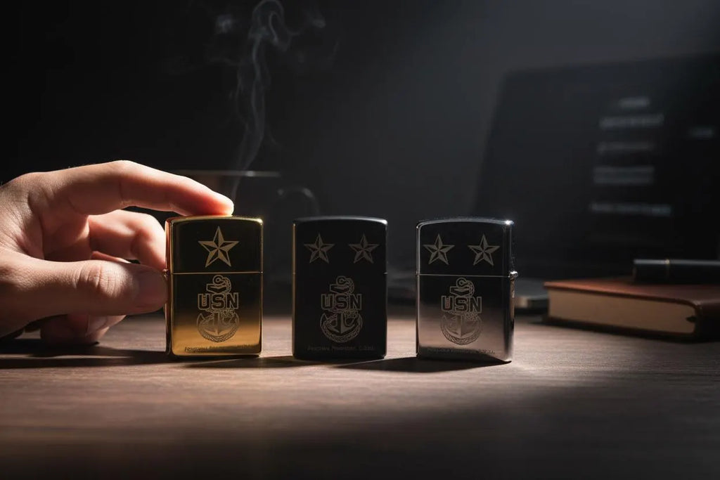 One Mess Engraved Windproof Lighter by Deckplate Legacy